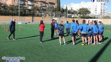 Jugadoras del Sporting de Huelva.