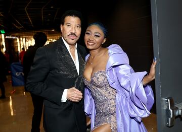 Lionel Richie y Sonyae Elise.