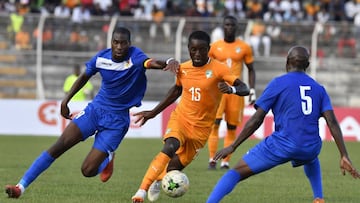 Kondogbia: "Siempre quise jugar en la selecci¨®n Centroafricana"