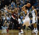 Ricky (12-9-9) bordea el triple doble pero cae ante Lillard (37)