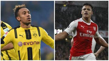 Arsenal iría por Aubameyang en caso de vender a Alexis Sánchez