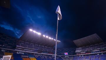 General View Stadium during the game Puebla vs Pumas UNAM, corresponding Round 07 the Torneo Apertura 2022 of the Liga BBVA MX at Cuauhtemoc, Stadium, on September 23, 2022.

<br><br>

Vista General del Estadio durante el partido Puebla vs Pumas UNAM, correspondiente a la Jornada 07 del Torneo Apertura 2022 de la Liga BBVA MX en el Estadio Cuauhtemoc, el 23 de Septiembre de 2022.