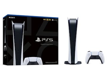 Caja de PS5 sin lector de discos: consola y mando por 399 euros