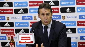 03/11/17 RUEDA DE PRENSA CONVOCATORIA DE LOPETEGUI SELECCIONADOR NACIONAL DE FUTBOL ESPAÑA SELECCION ESPAÑOLA