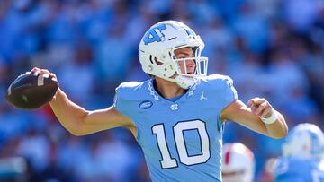 NFL Draft prospect and North Carolina alum Drake Maye tells AS his biggest influence in football and even which brand he'd choose to be the face of.