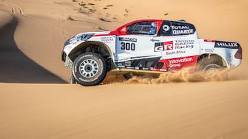 Fernando Alonso, 2500 kil¨®metros m¨¢s cerca del Rally Dakar