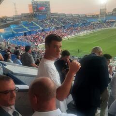 Le Normand y Sorloth, en Getafe