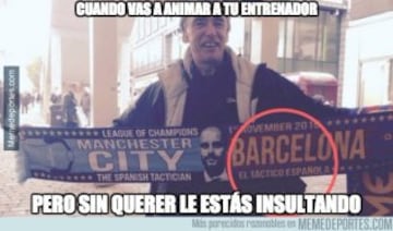 Los memes más divertidos del Manchester City-Barcelona