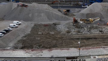 Obras en la zona del antiguo Calder&oacute;n. 