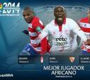 Brahimi, El Arabi y Mbia optan al mejor africano 2013/2014