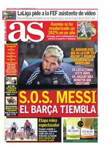 Las portadas de AS de septiembre