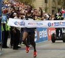 Atleta keniata impone nueva marca en Maratón de Santiago