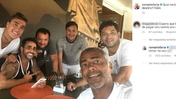 El exjugador y político brasileño, Romario, insultó a un seguidor de Instagram.