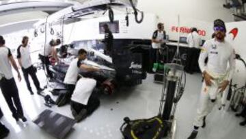 CONFIANZA. Fernando Alonso es uno de los pocos que mantiene la fe en Honda después de unas carreras iniciales muy pobres.