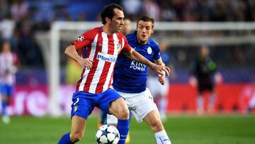 Godín: "Vardy encajaría en la mayoría de los equipos"