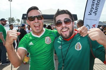 Así se vive el México vs El Salvador en el Qualcomm Stadium