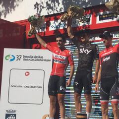 Jugada maestra del Sky y victoria de Kwiatkowski en Donostia