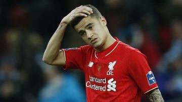 Philippe Coutinho, jugador del Liverpool.