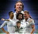 Cinco jugadores del Real Madrid en el once del año de la FIFA
