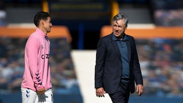 Carlo Ancelotti, DT del Everton volvi&oacute; a referirse sobre James Rodr&iacute;guez. El italiano destac&oacute; la adaptaci&oacute;n del colombiano y lo compar&oacute; con Ronaldo Nazario