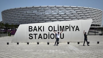 El Ol&iacute;mpico de Bak&uacute;, donde juega el Qarabag sus partidos de Champions como el de ma&ntilde;ana ante el Atl&eacute;tico.