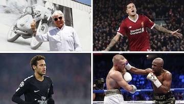 Ángel Nieto, Phillipe Coutinho, Neymar y Floyd Mayweather, entre los más buscados de Google en 2017.