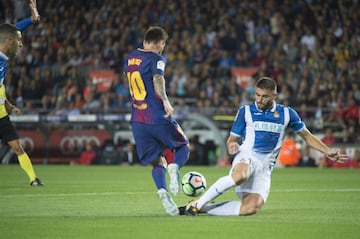 Jugada del gol 1-0 de Leo Messi