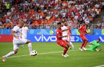 Wahbi Khazri consiguió el gol de la remontada tunecina.