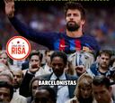 La retirada de Piqué provoca una lluvia de memes en redes