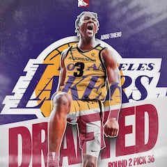 ¿Quién es Adou Thiero, el jugador seleccionado por Los Angeles Lakers en el Draft 2025 de la NBA?