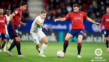 Resumen y goles del Osasuna vs. Elche de la Liga Santander