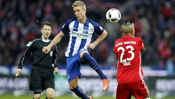 Bayern de Vidal rescata un punto agónico ante Hertha