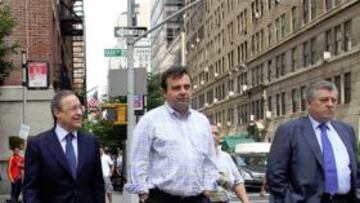 Charla de José Ángel con Mou en el Lincoln Financial Field