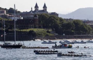 Gran expectación en la regata de la Bandera de La Concha