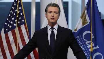 El gobernador de California se mostr&oacute; cauto ante las palabras del presidente Donald Trump, quien espera que el kickoff de la liga sea en septiembre.