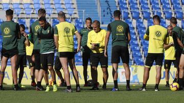 Entrenamiento de Las Palmas.