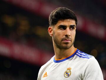 Asensio, durante un partido con el Real Madrid esta temporada.