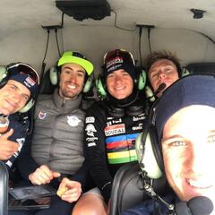 La UCI denuncia el uso de un helicóptero de Evenepoel y su equipo