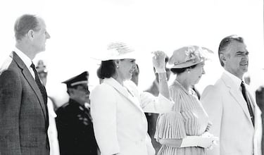 La reina Isabel II y los 5 presidentes de México con los que se reunió