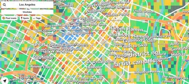 A map is created that tells you whether you live in a dangerous, posh or full of drunken foreigners neighbor