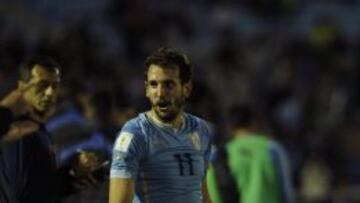 Christian Stuani fue titular ante Bolivia y Colombia.