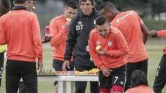 Santa Fe regresó a Bogotá y prepara el juego de vuelta