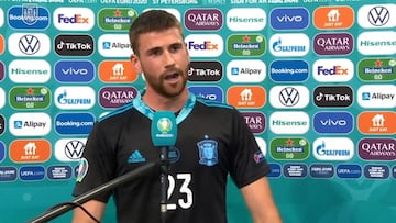 De villano a héroe: el momento que enaltece a Unai Simón