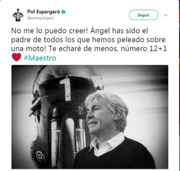 Los mensajes de despedida a Ángel Nieto en las redes