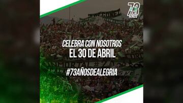 Ospina, Seba Pérez y DT's celebran los 73 años de Nacional