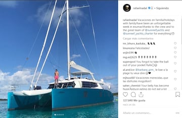 El tenista ha disfrutado de una semana de vacaciones acompañado por su familia en Exuma un distrito de las Bahamas, un lugar paradisíaco donde siempre es verano