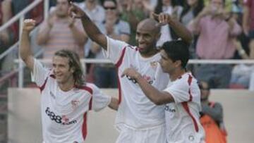 <strong>GOLEADA.</strong> El Sevilla pasó por encima del Athletic y sigue con su brillante arranque de temporada.