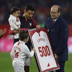 1x1 del Sevilla: Jesús Navas fue el mejor en su partido 500