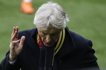 Pékerman y los protagonistas de Colombia-Perú en primer plano