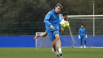 Entrenamiento Deportivo de La Coruña. barcia